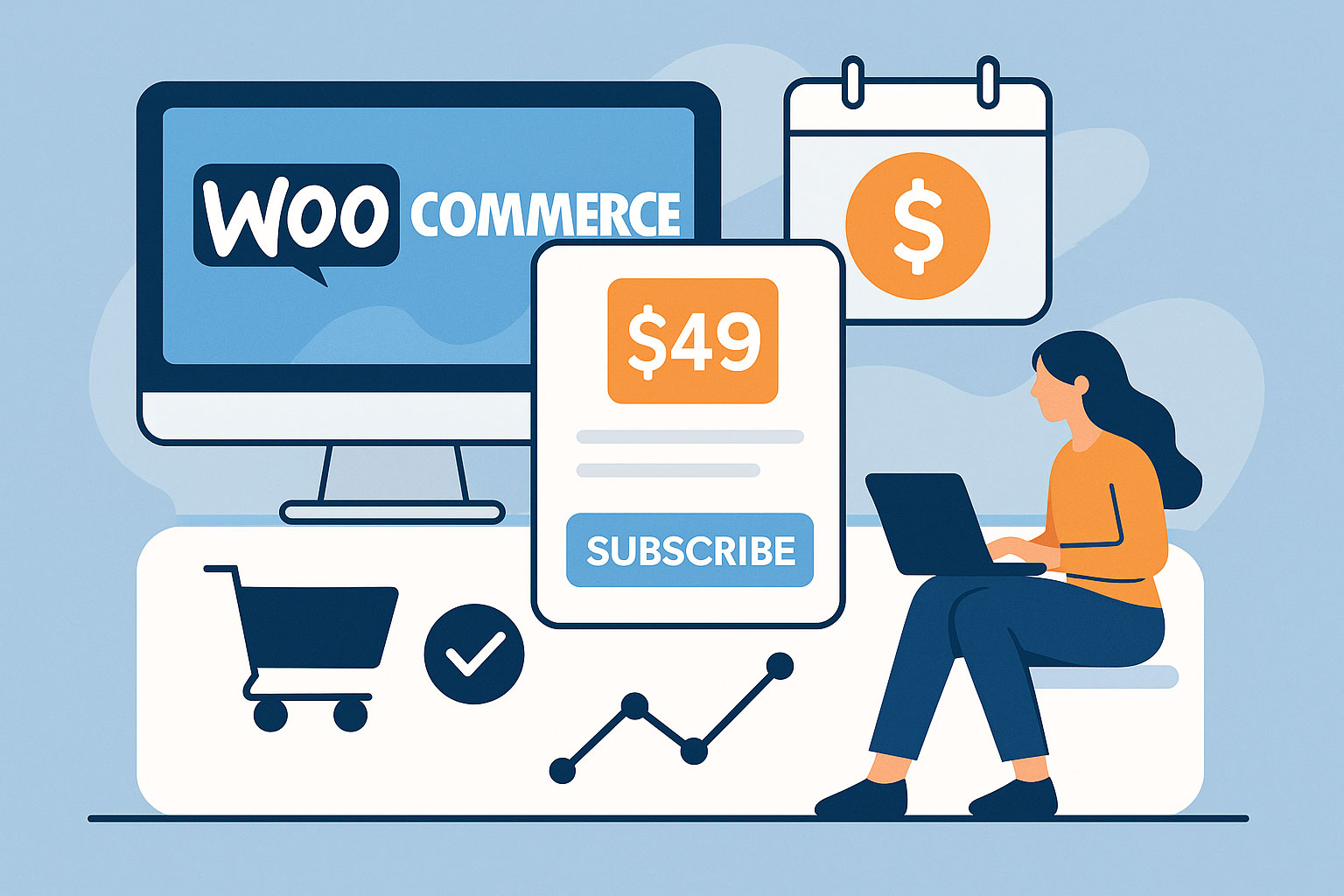 WooCommerce subscription store with optimized checkout and improved Core Web Vitals