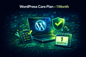 WordPress Care Plan – 1 Month