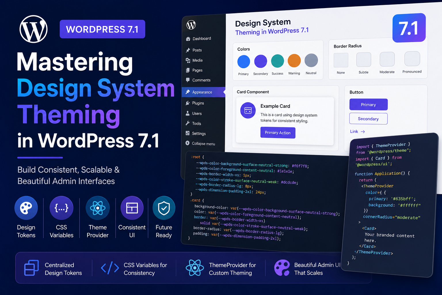 Mastering Design System Theming in WordPress 7.1