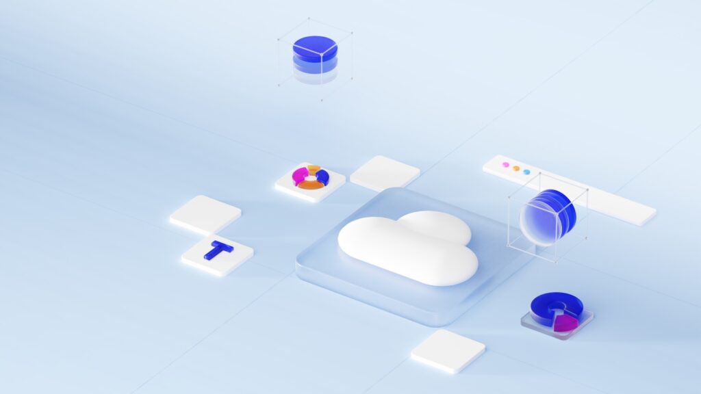 A computer screen with a cloud shaped object on top of it – Building the Agent Cloud: Infrastructure Primitives for Autonomous Web Agents